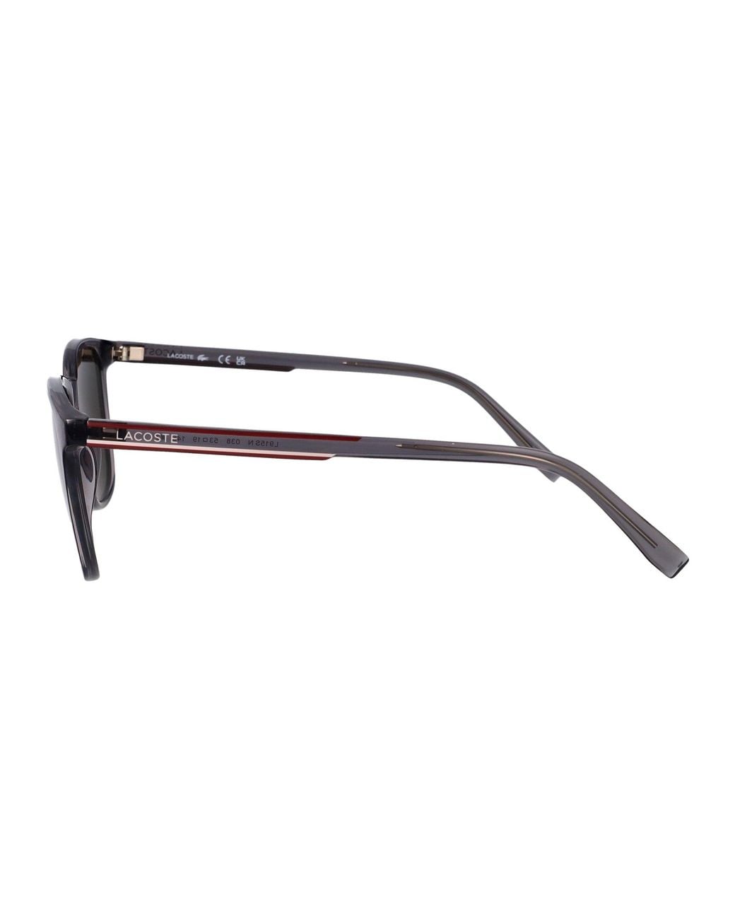 Lacoste Gray Rectangular Sunglasses L915 Sn 38