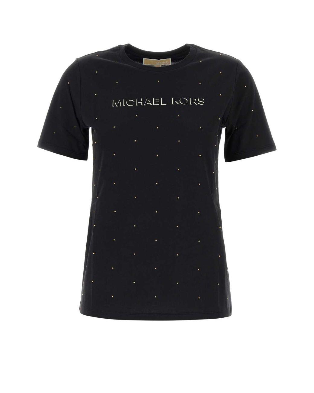 MICHAEL Michael Kors Black Classic Mk Stud T-Shirt