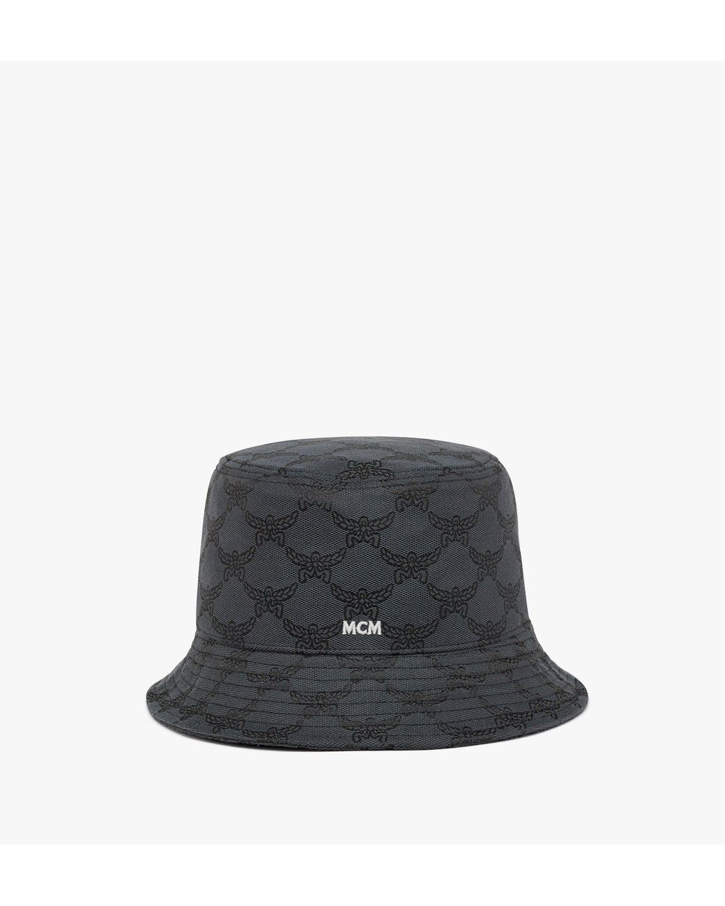 MCM Black Col Laurel Jqd Bucket Hat