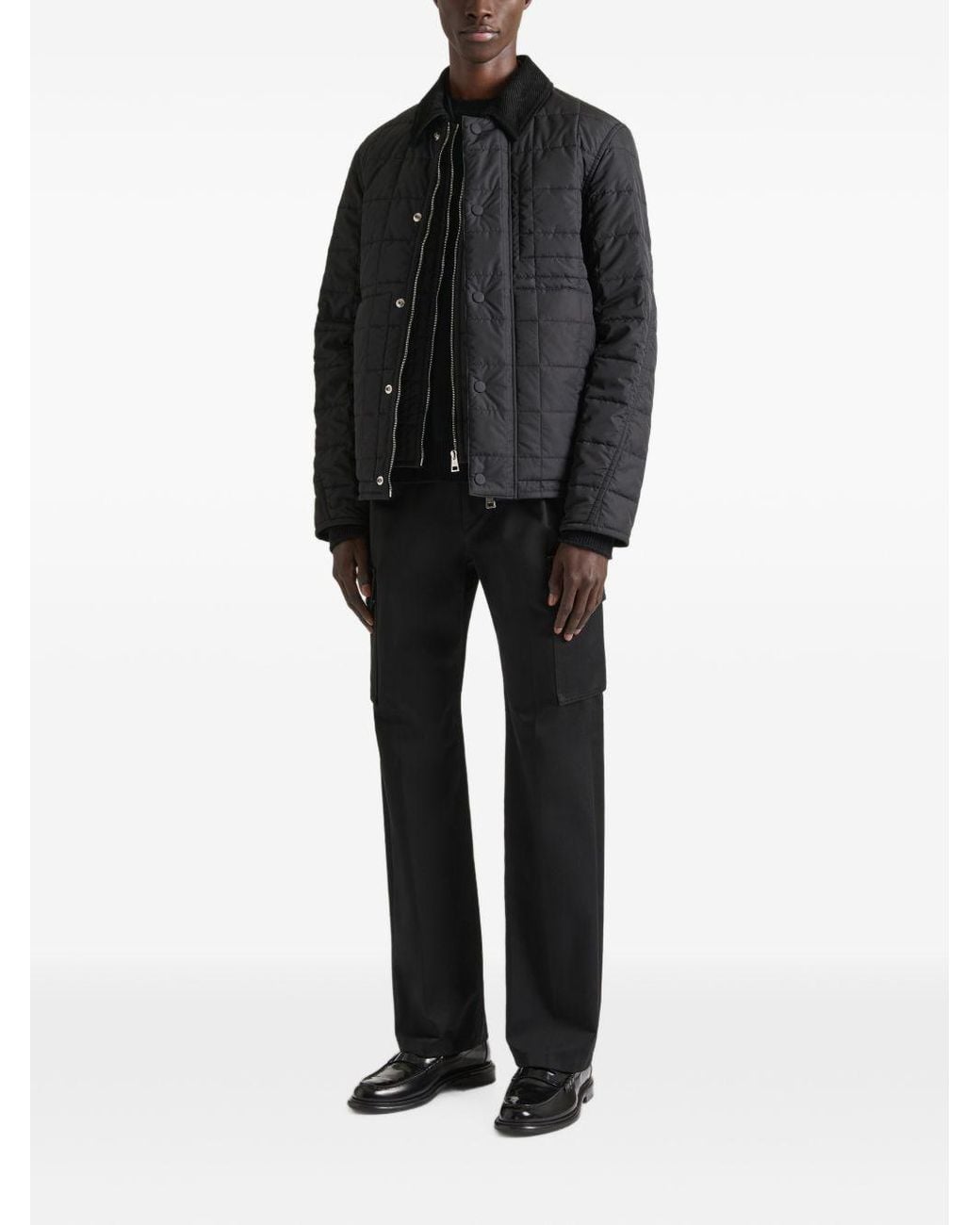 Givenchy Black Quilted Jacket for men