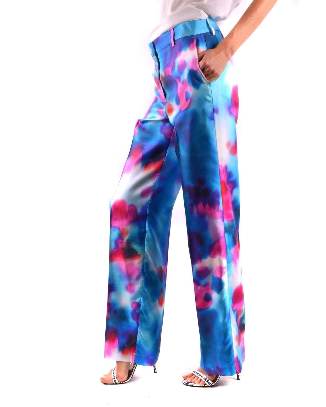 MSGM Blue Trousers