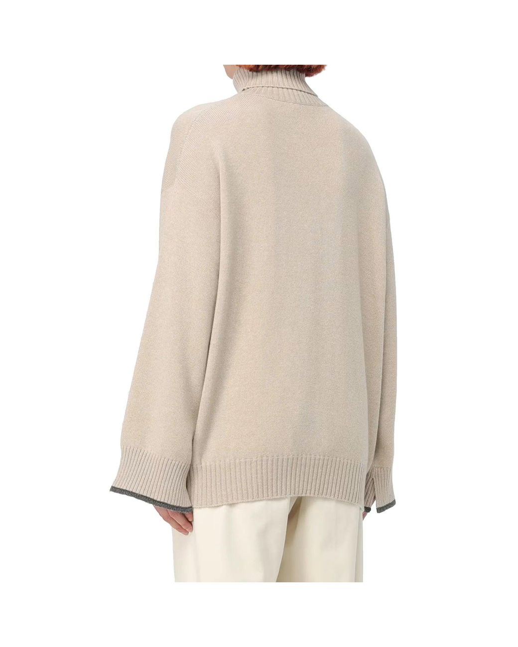 Brunello Cucinelli Natural C Mere Pullover