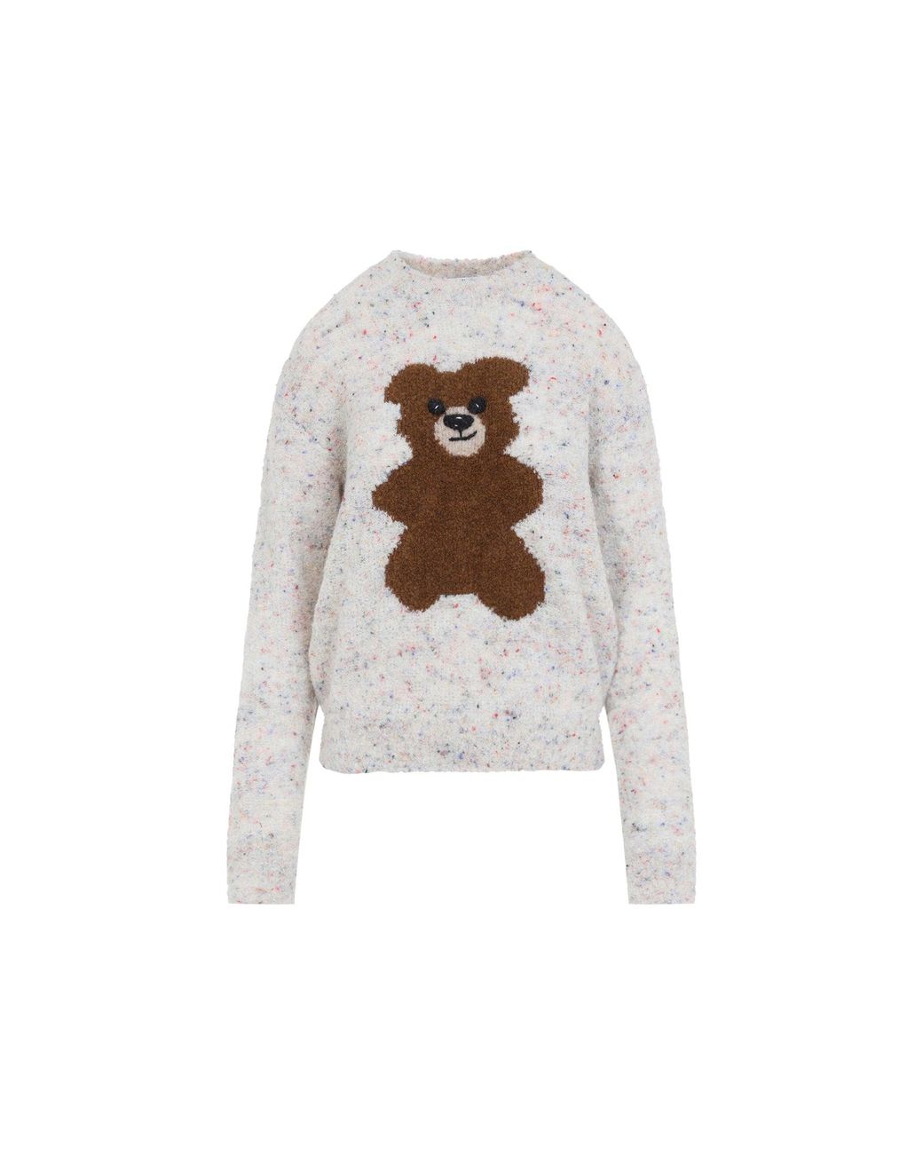 Moschino White Bear Sweater