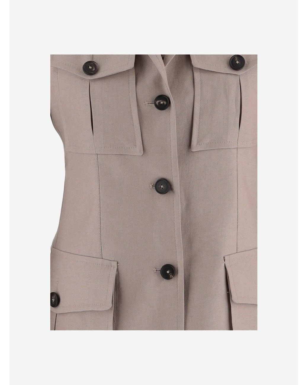 Tagliatore Gray Linen Jacket