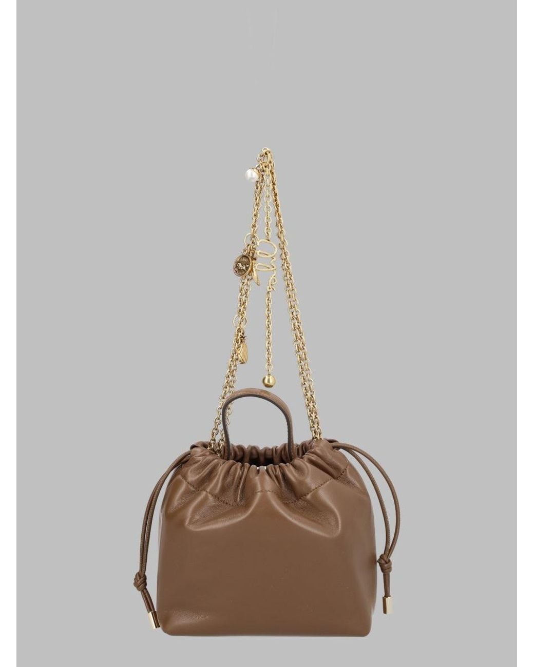 Chloé Brown Chloé Borsa "Chloé Icons" Con Catena
