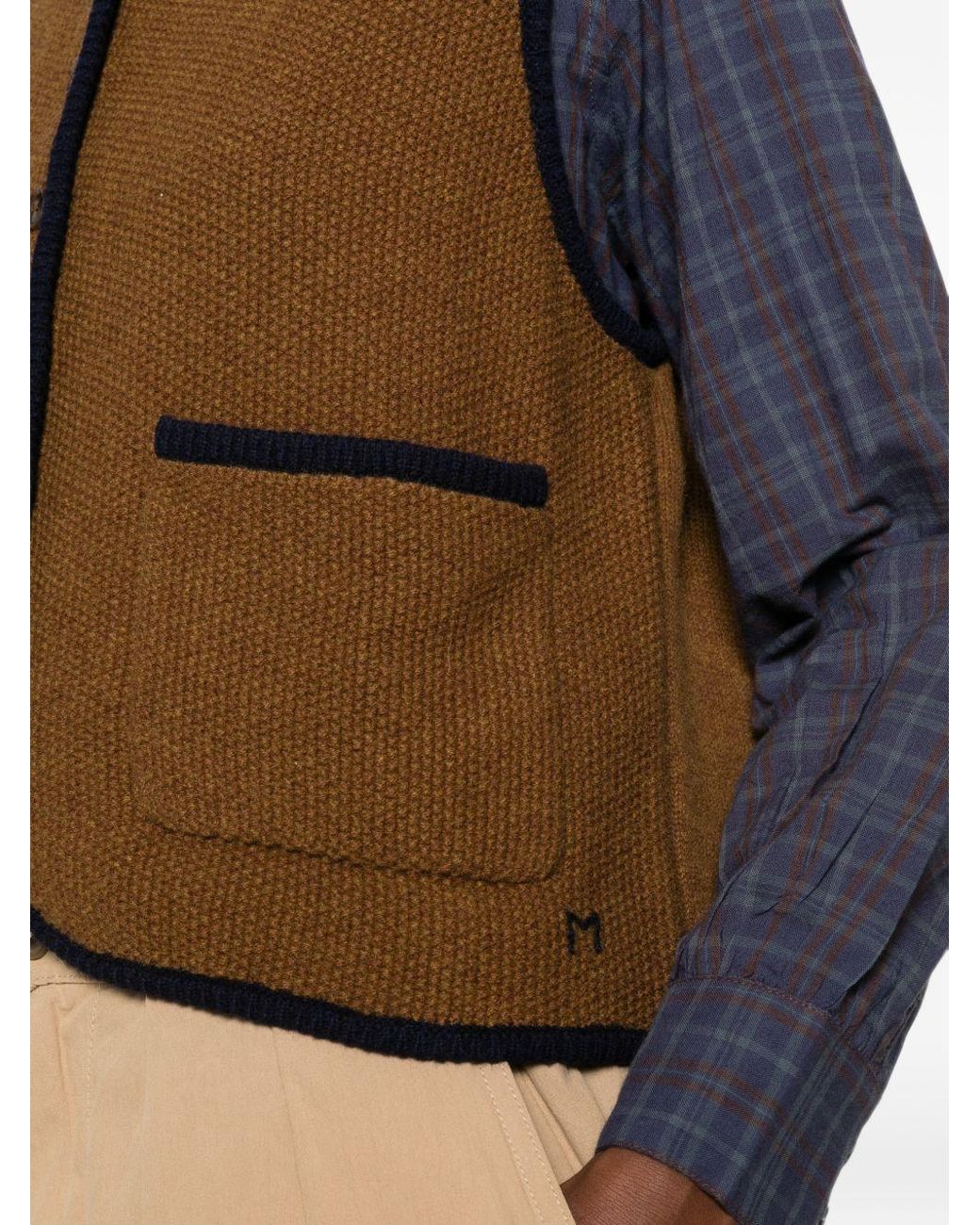 Moismont Brown Angele Wool Cardigan