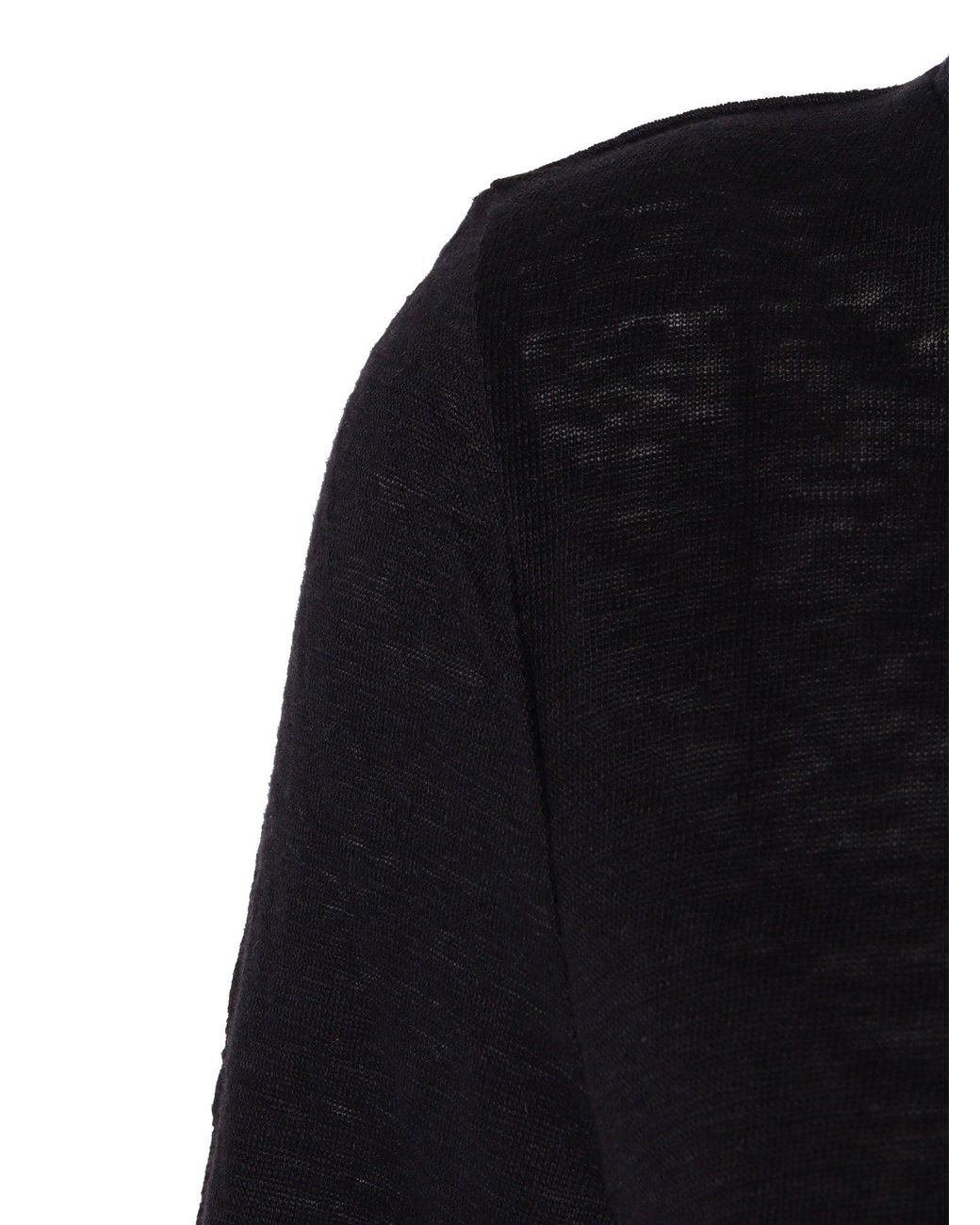 Filatures Du Lion Black Col Bateau M3/4 002.Noir