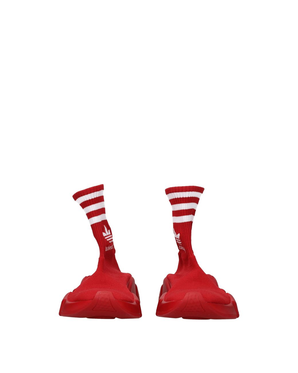 Balenciaga Red Sneakers Adidas Speed Donna Tessuto Rosso/Bianco