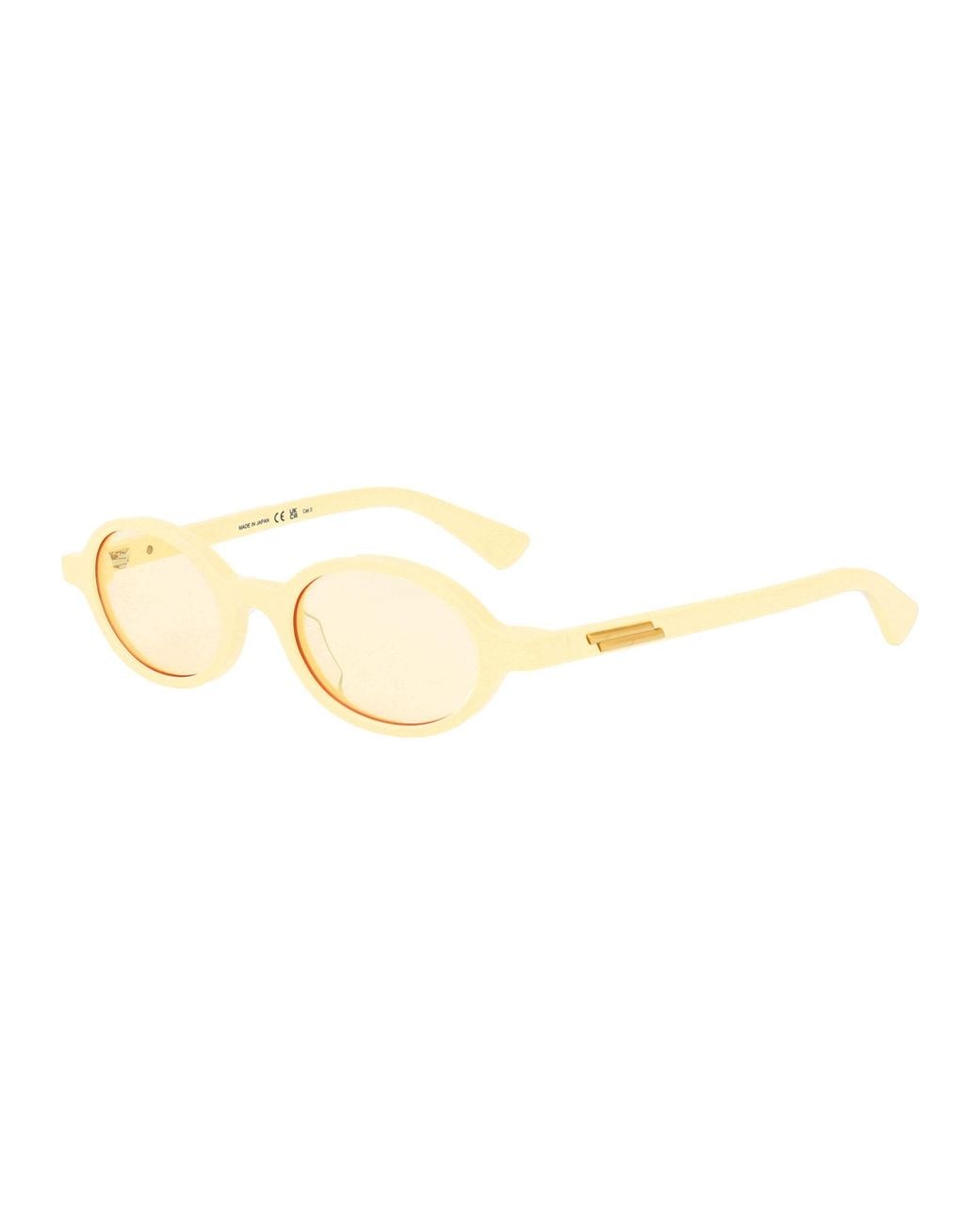 Bottega Veneta Natural Oval Sunglasses Bv1388 S 008