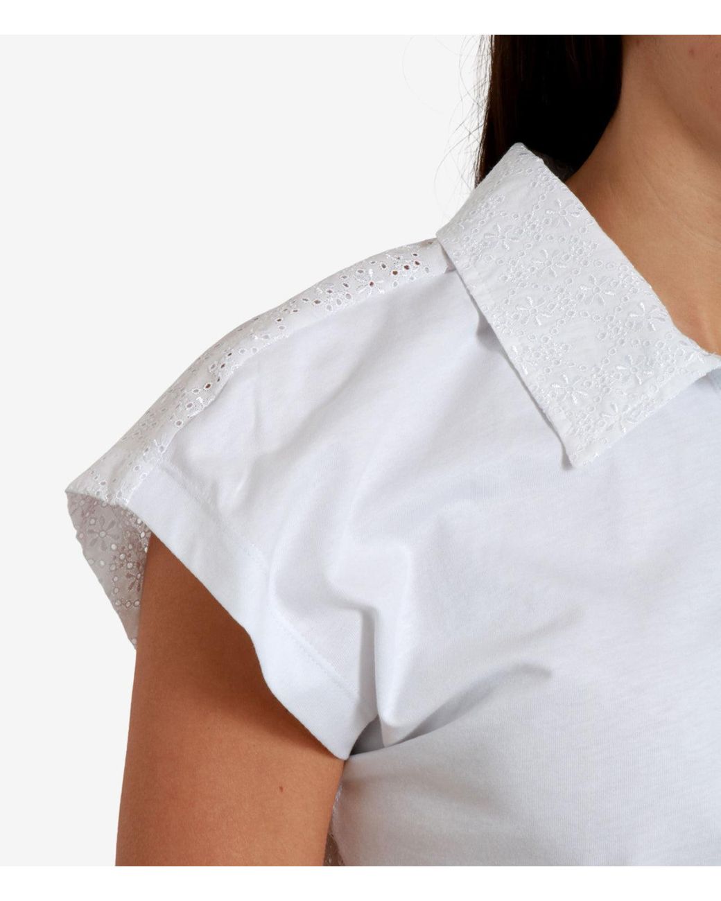 MSGM T-shirts En Polo's Wit in het White