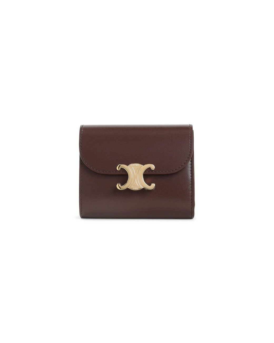 Céline Brown Small Flap Wallet