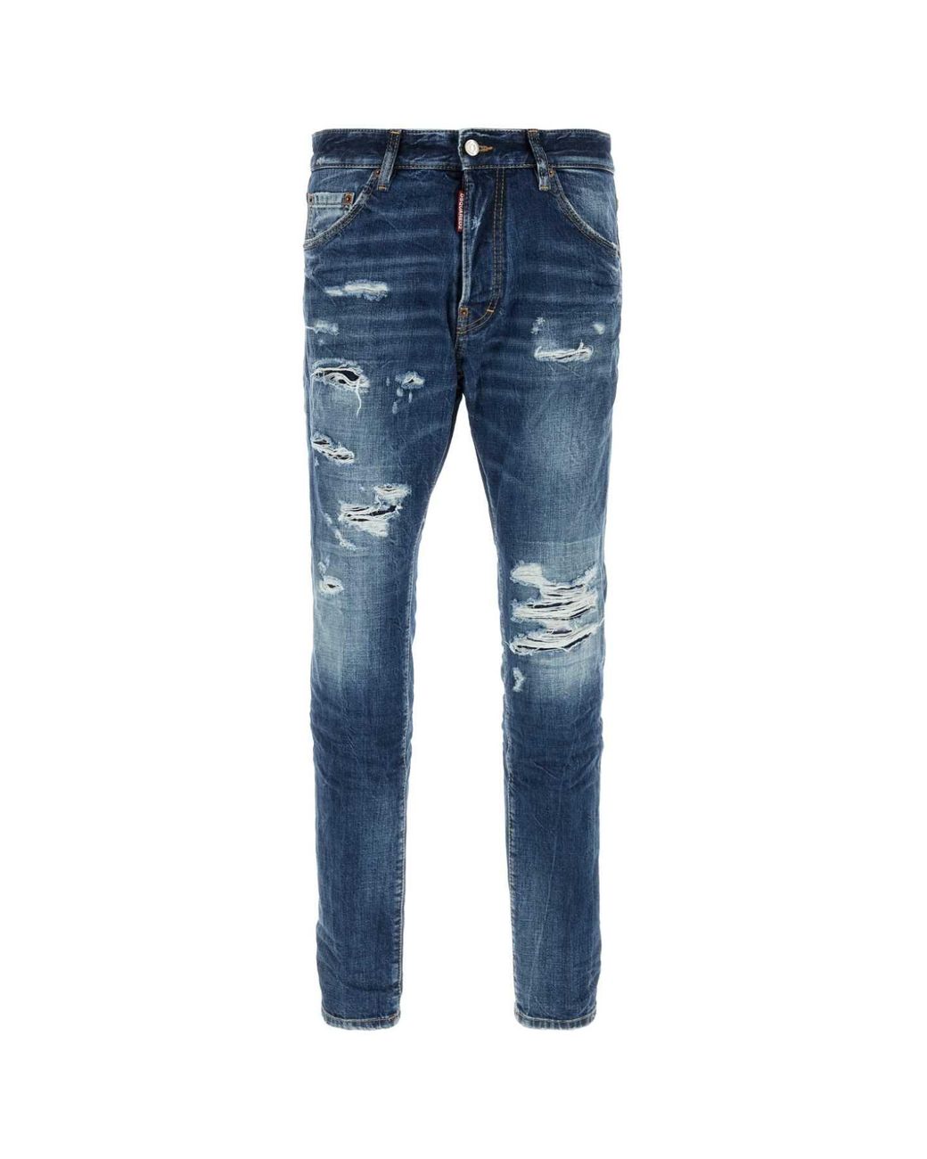 DSquared² Blue Dsquared Denim Teddy Jeans for men