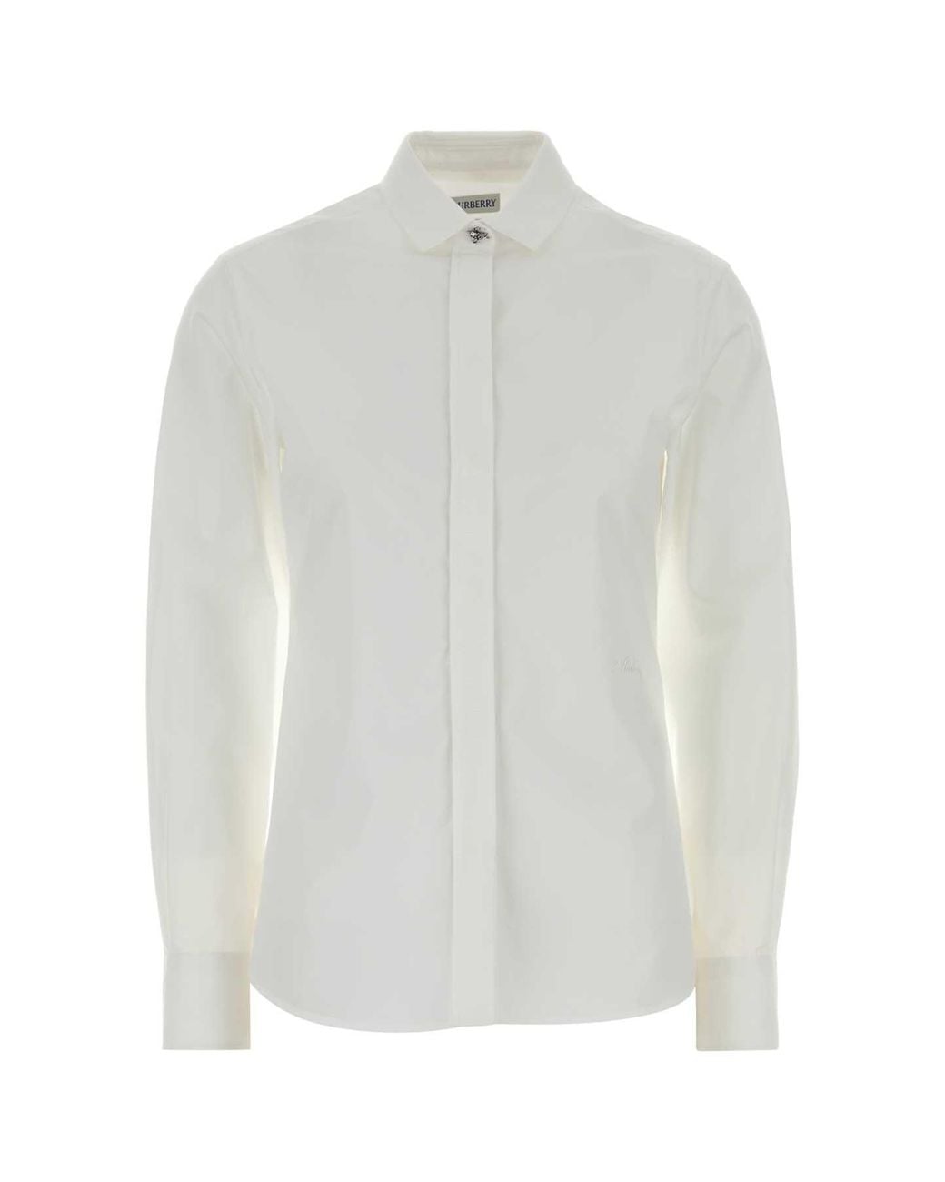 Burberry White Regular Solid Shirt