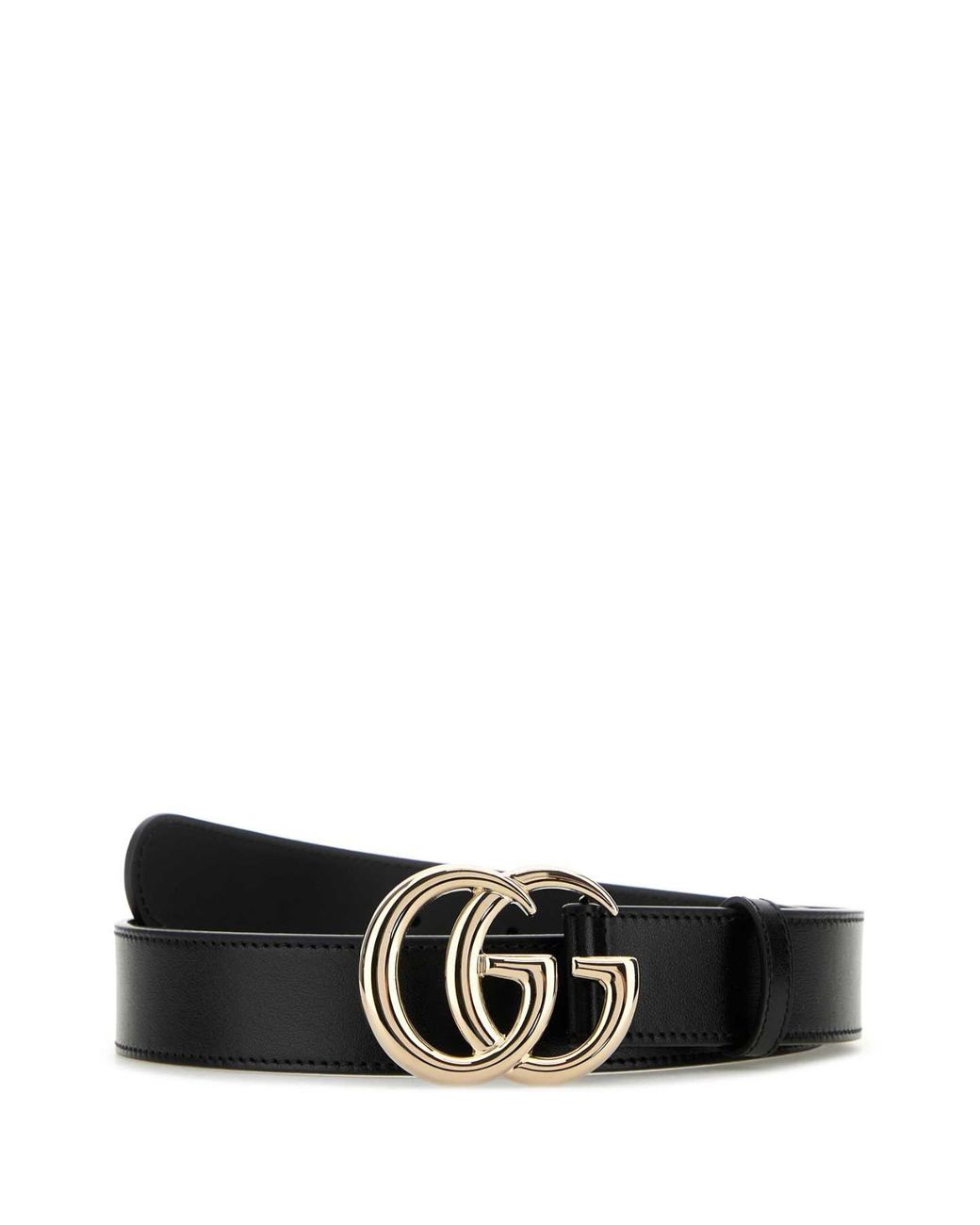Gucci Black Gg Marmont Leather Belt