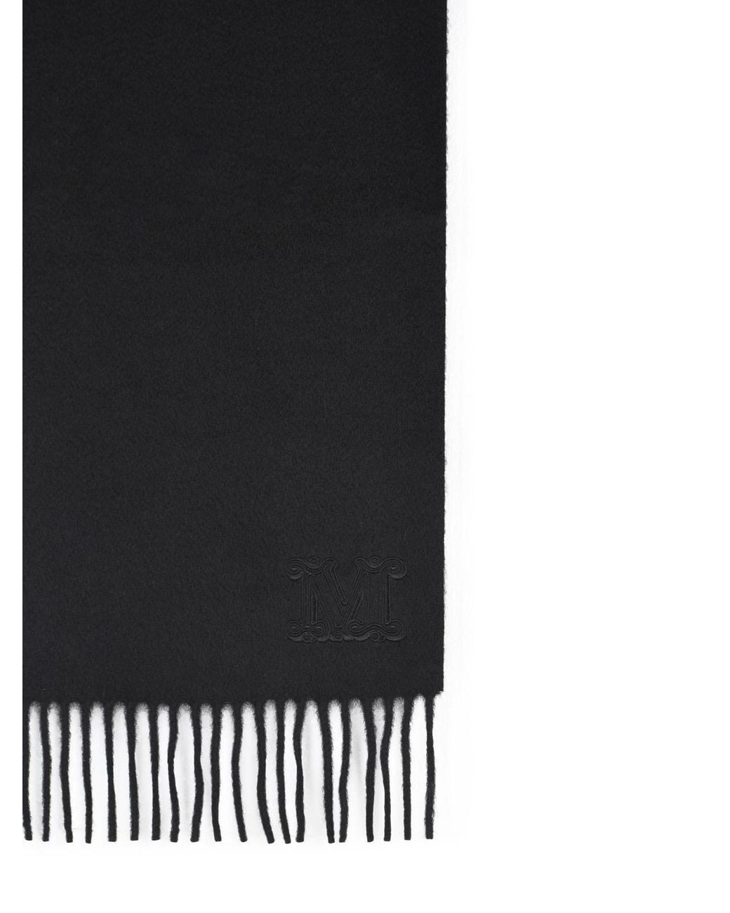 Max Mara Black 'Wsdalia' Cashmere Stole