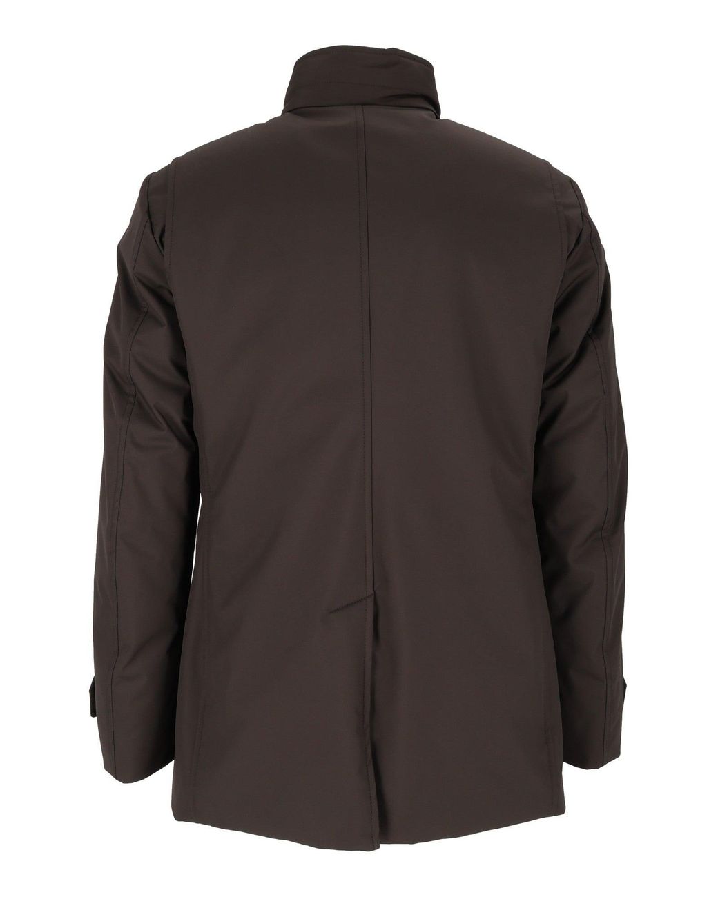 Moorer Black Moro Reis-Ads High Collar Casual Jacket for men