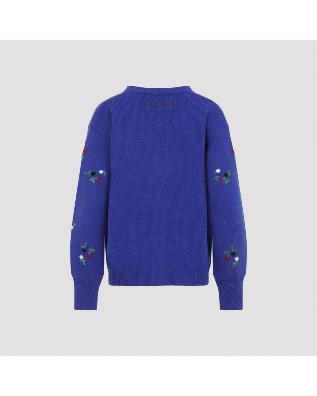 Marni Bluette Embroidered Floral Cardigan