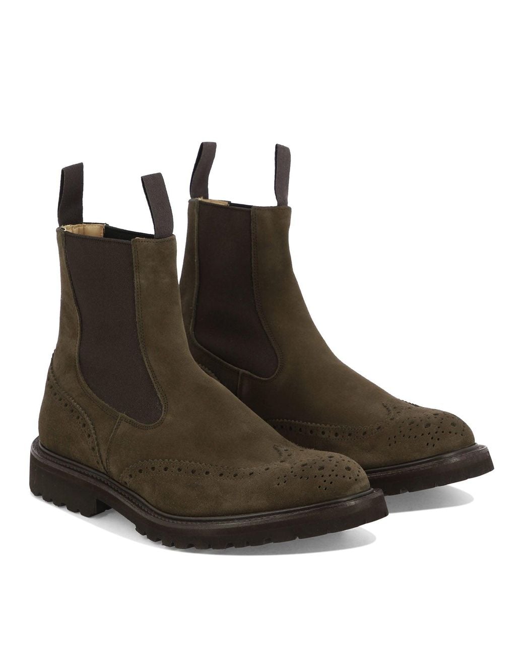 Tricker's Brown Henry Flint Ankle Boots for men