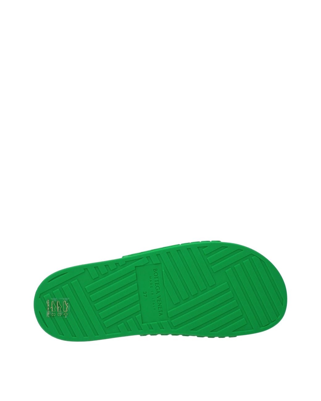 Bottega Veneta Green Sandals And Clogs/Parrot Rubber