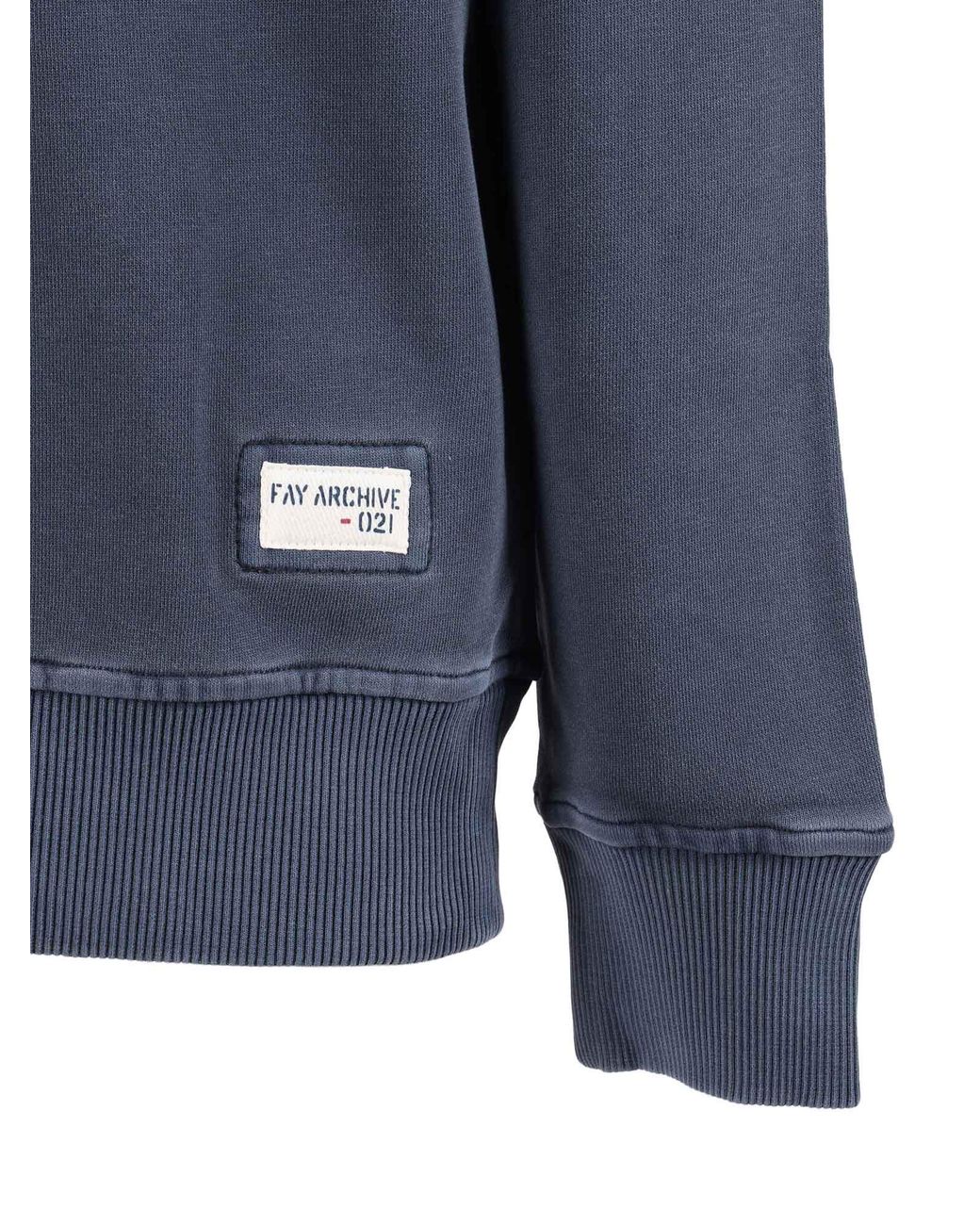 Fay Blue Archive Long Sleeve Cotton Sweatshirt