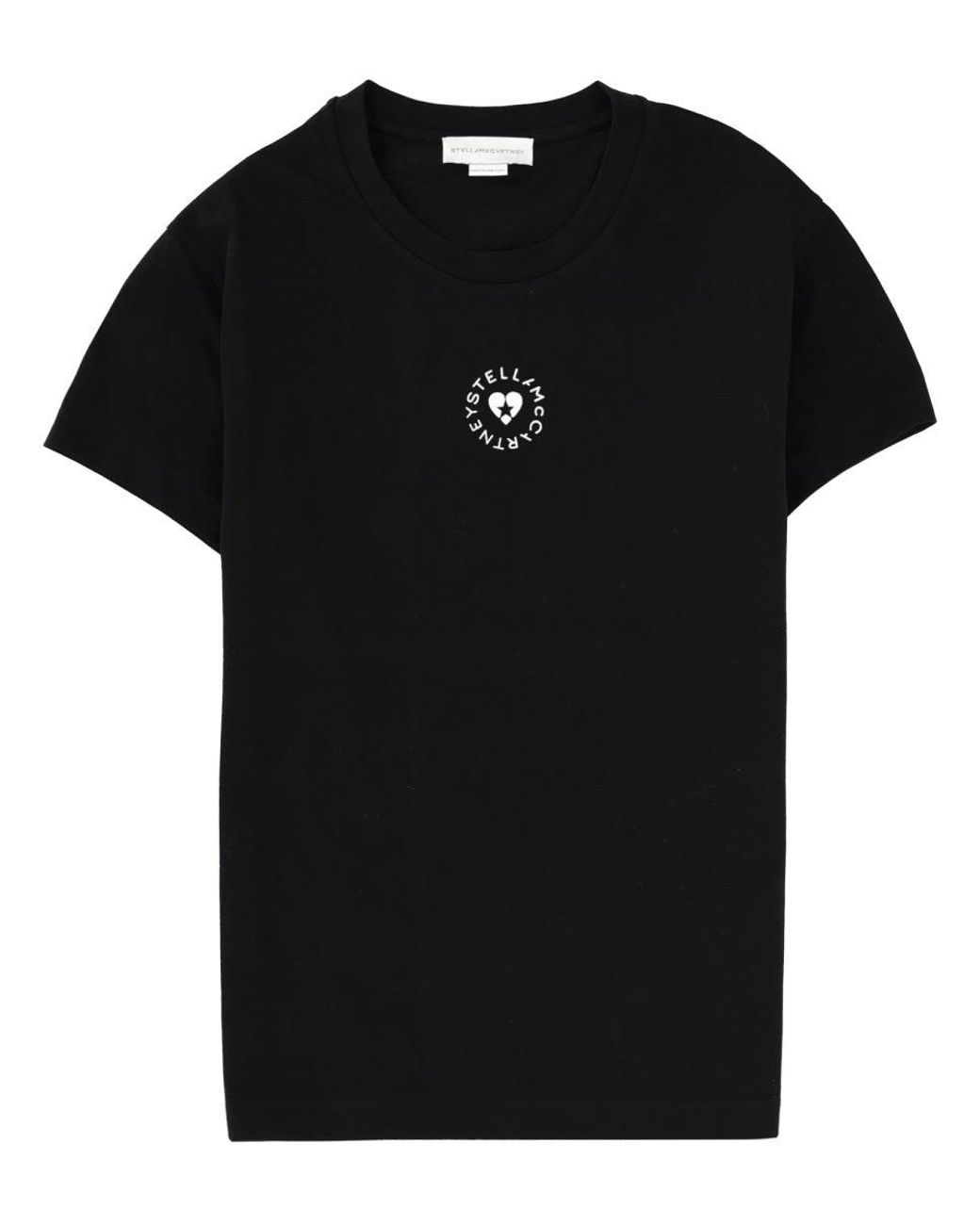 Stella McCartney Black T-Shirt With Logo