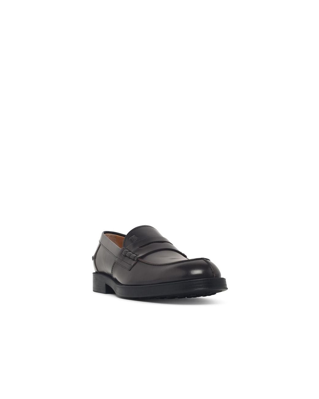 Tod's White Lear Loafers