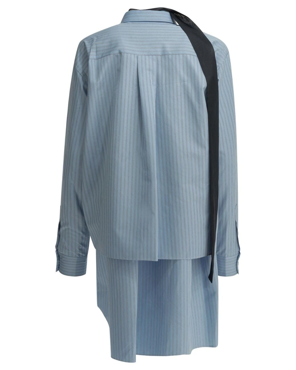 Sacai Blue Short Shirtdress