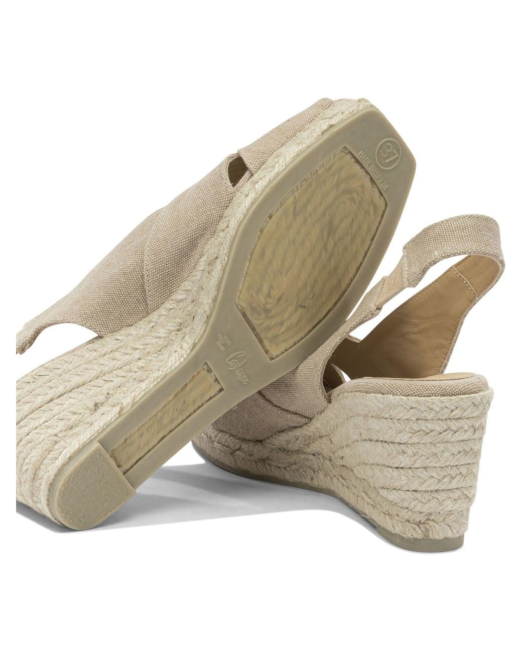 Castaner White "Diana 70 Mm" Heeled Espadrilles