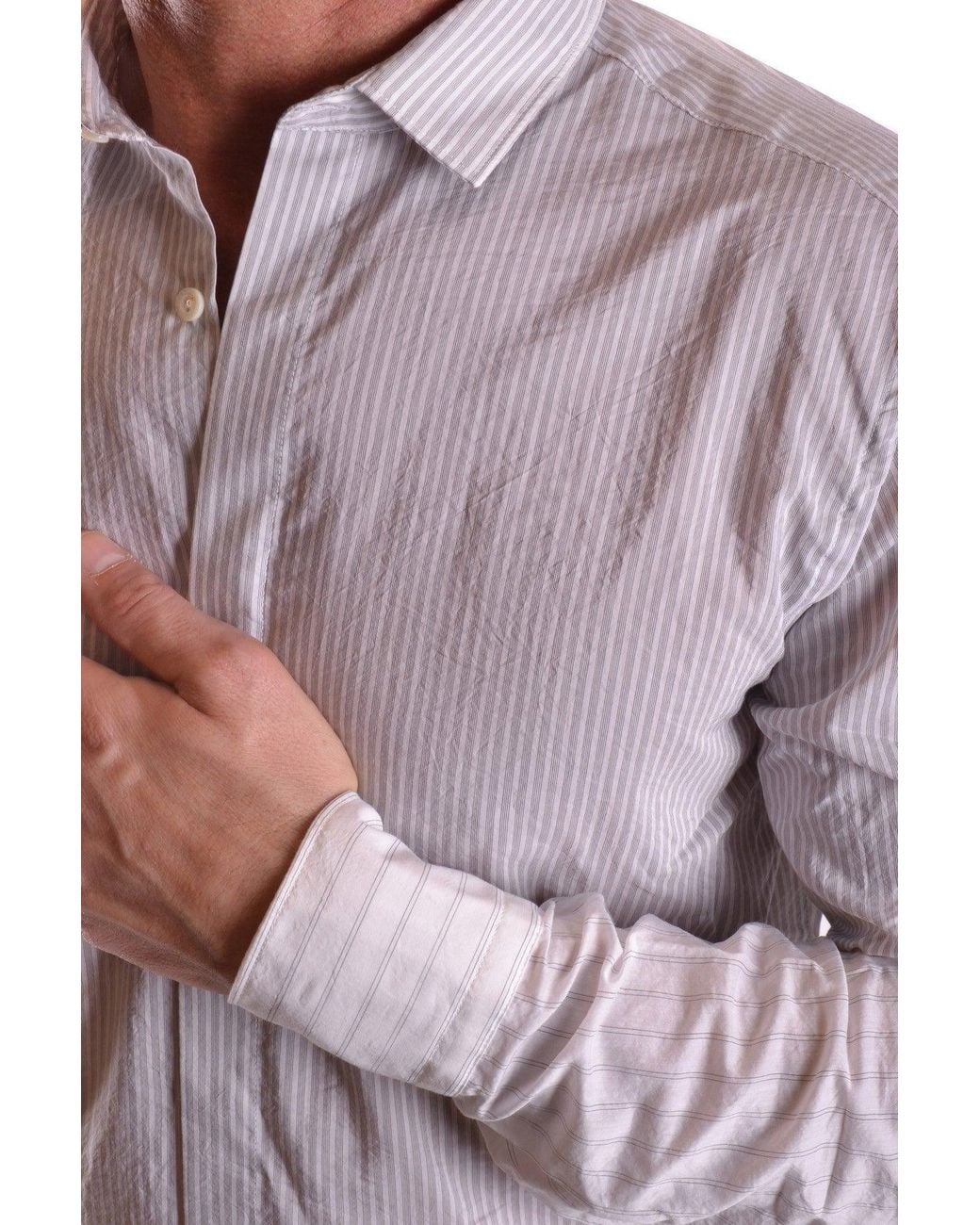 Neil Barrett Brown Shirt Pt3436 for men