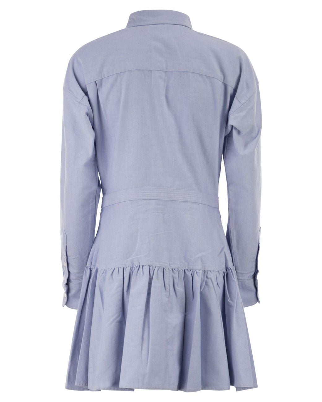 Polo Ralph Lauren Blue Oxford Cotton Shirt Dress