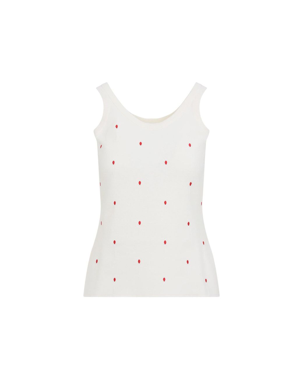 Bottega Veneta White Tank Top