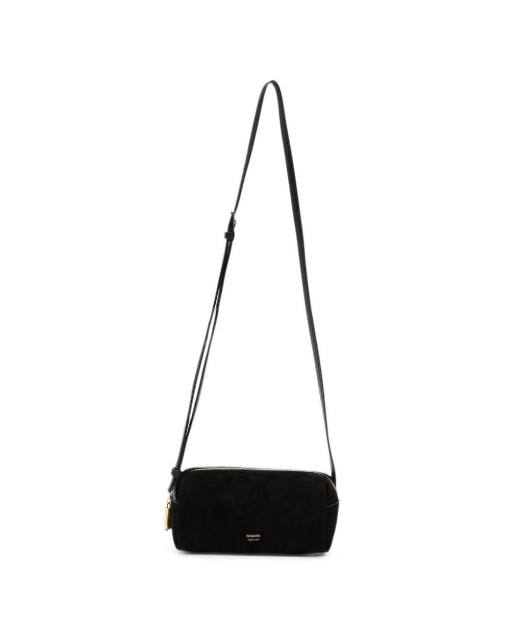 Khaite White Kye Mini Leather Crossbody Bag