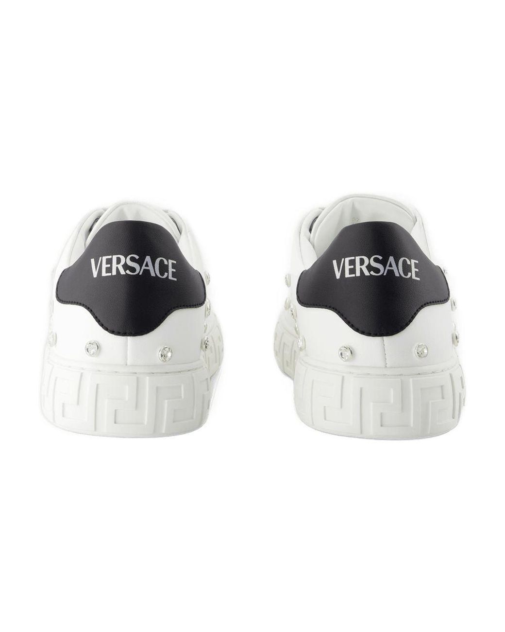 Versace White Sneaker Cielo Stellato Greca