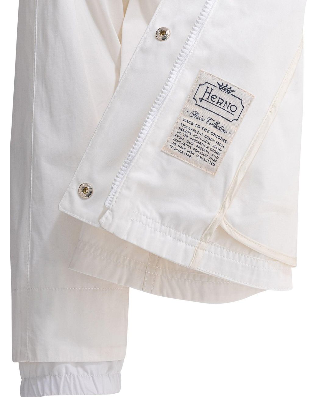 Herno Waterproof Jacket Jackets And Coats White