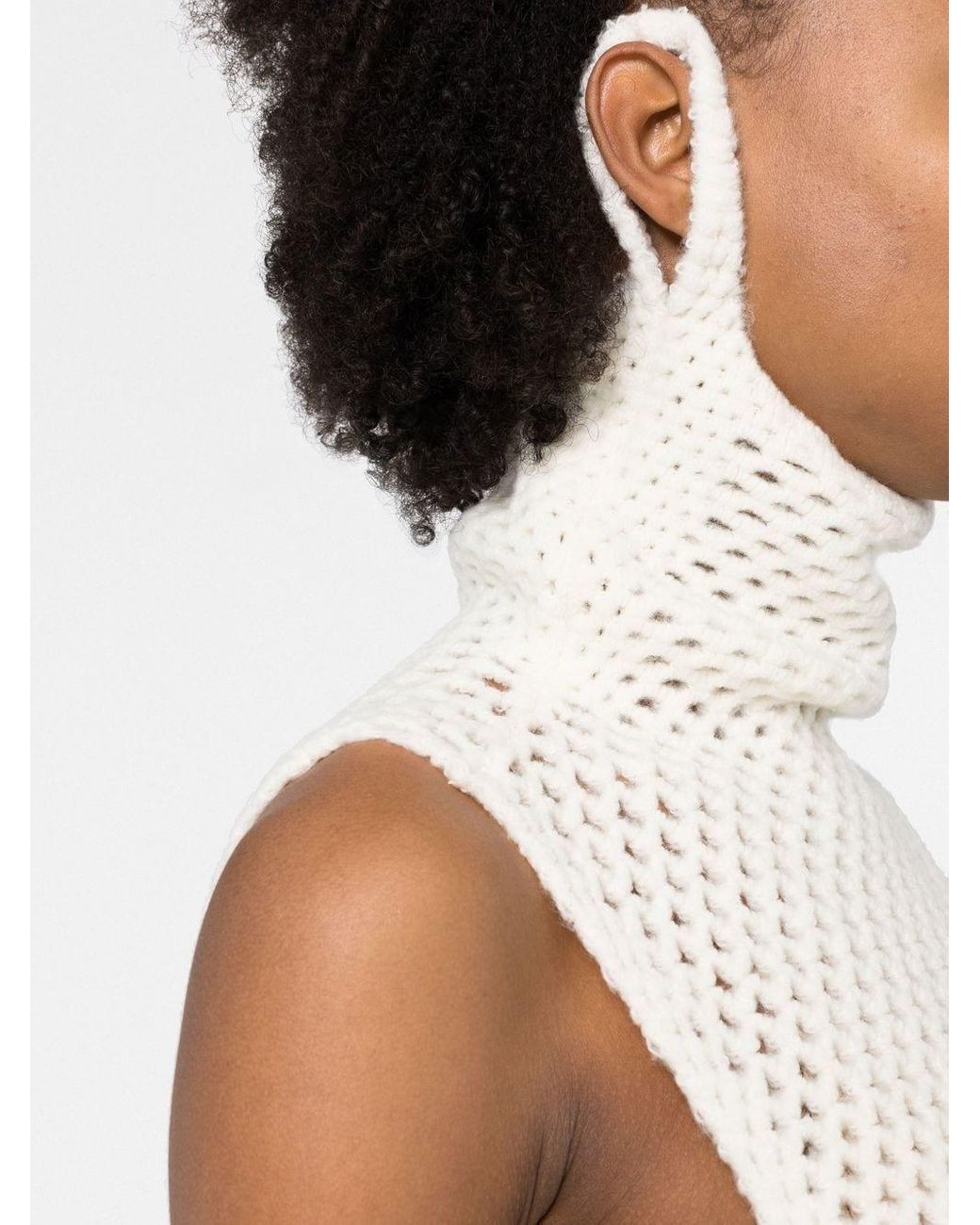 Isa Boulder Map Mini Dress in het White voor heren