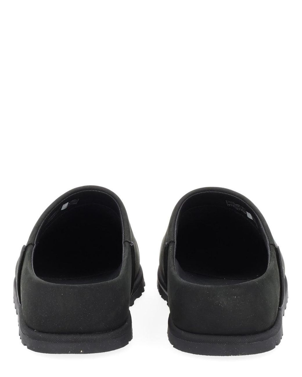 Ugg Black Stylish Leather Flats For