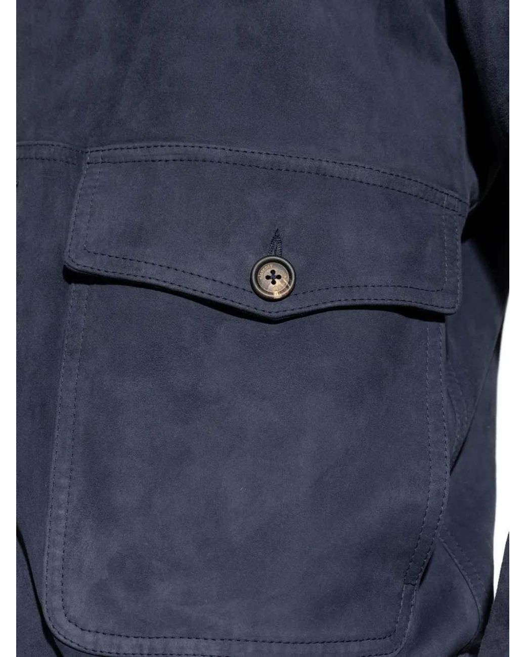 Chaqueta Con Botones Eleventy de hombre de color Blue