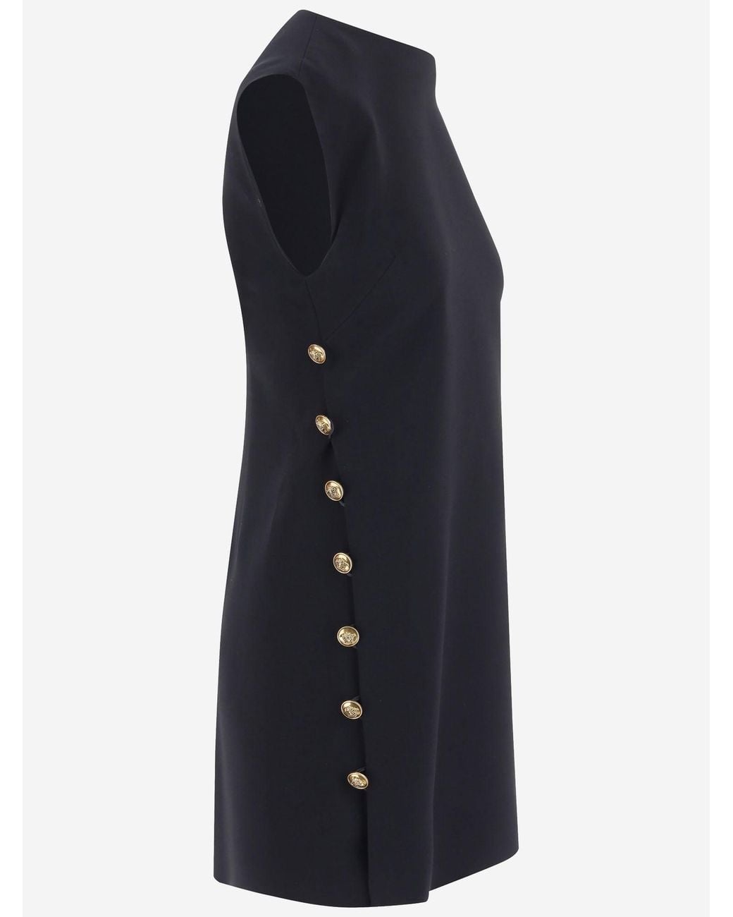 Versace Blue Stretch Viscose Dress