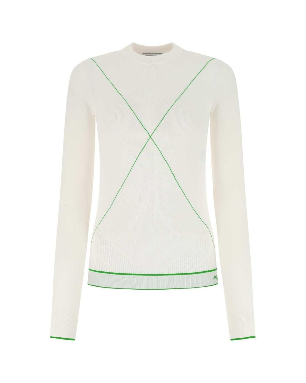 Bottega Veneta White Viscose Blend Sweater