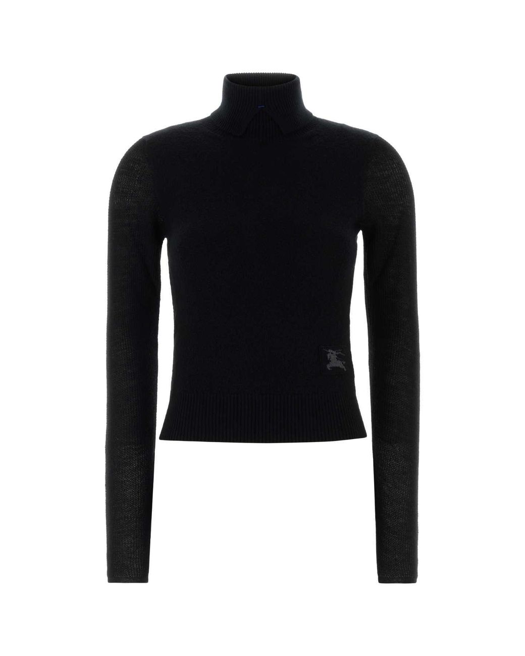 Burberry Black Wool Blend Sweater