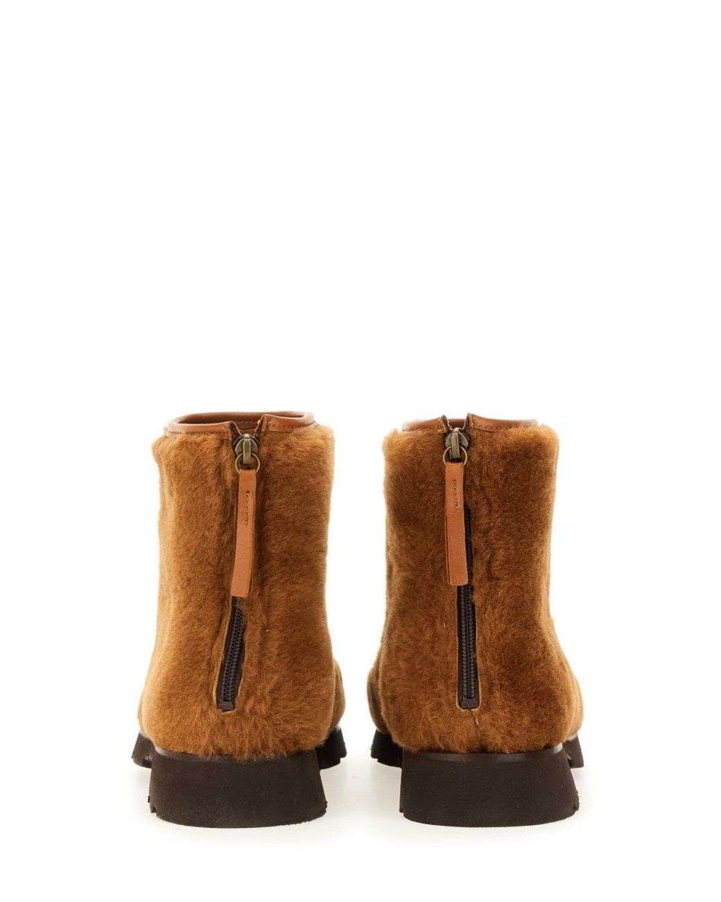 Hereu Brown Zipper Armenta Boot