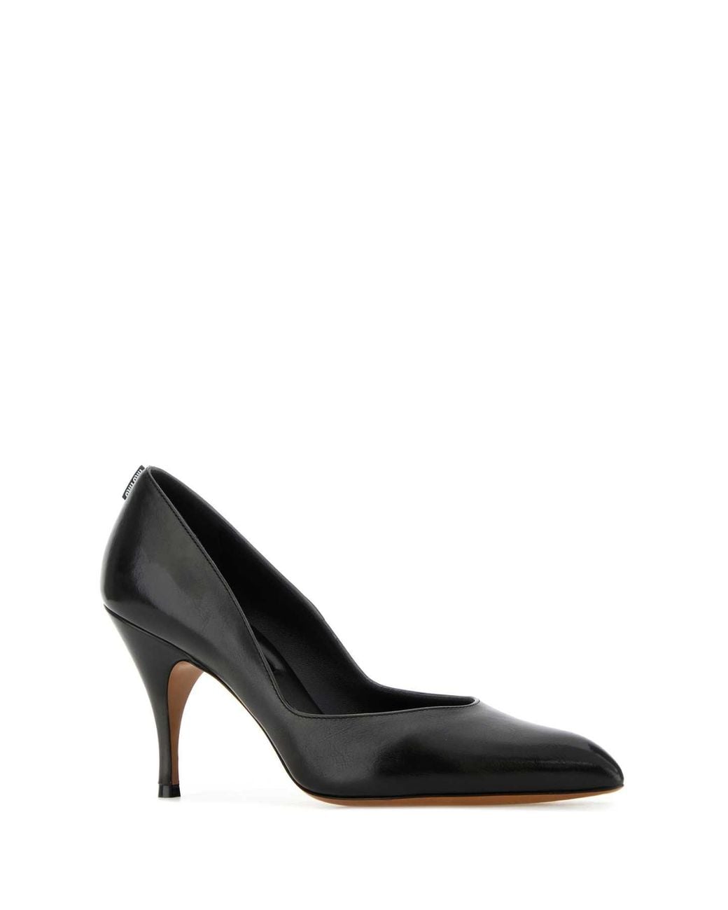 Miu Miu Black Leather Pumps