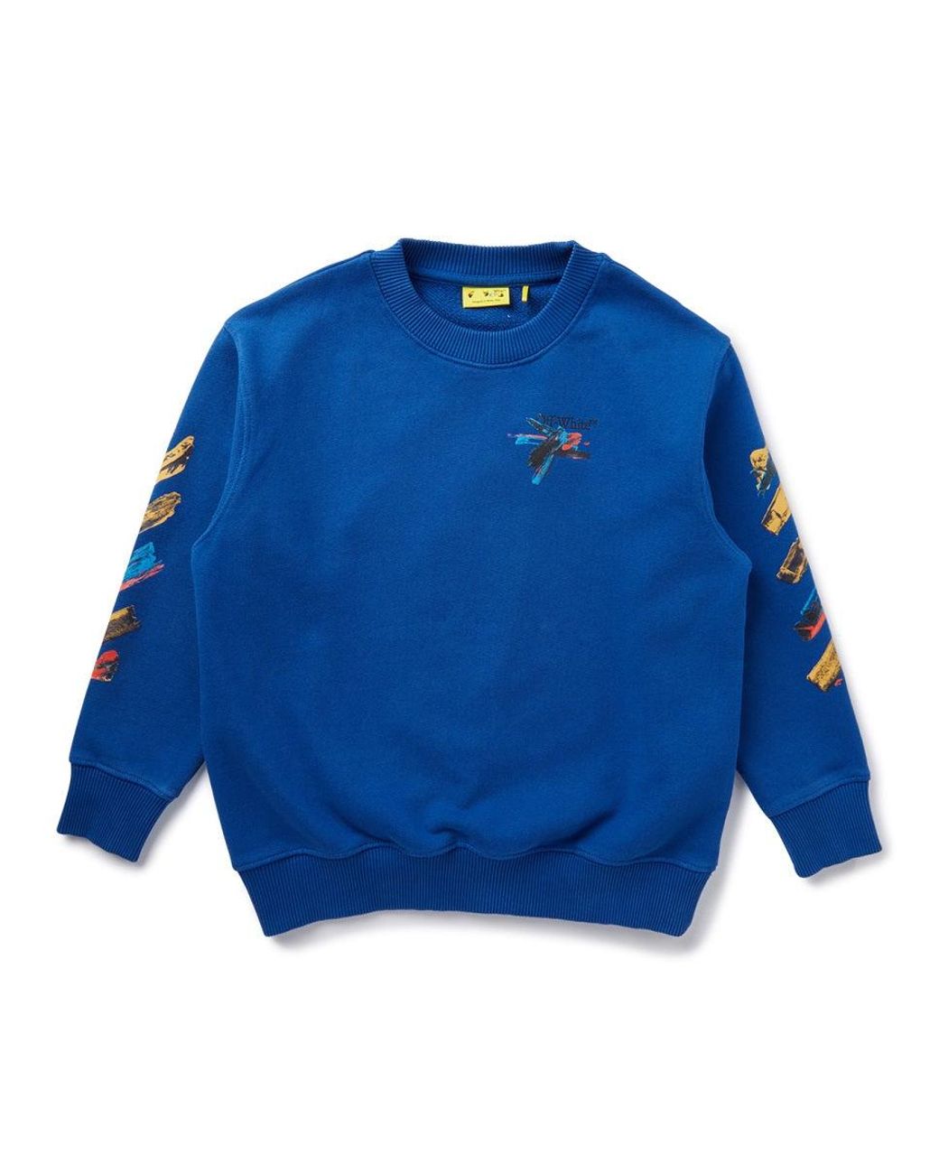 Off-White c/o Virgil Abloh Blue Arrowacryliccrewneck