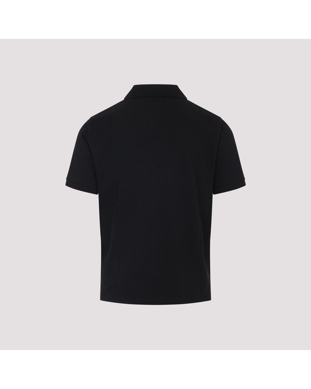 Saint Laurent Black Cotton Polo