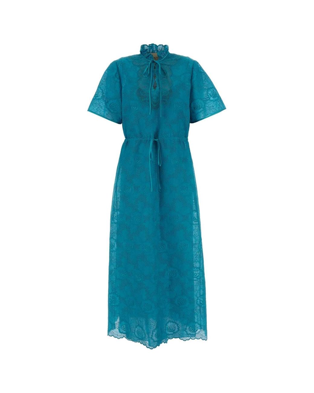 Valentino Garavani Blue Lace Dress