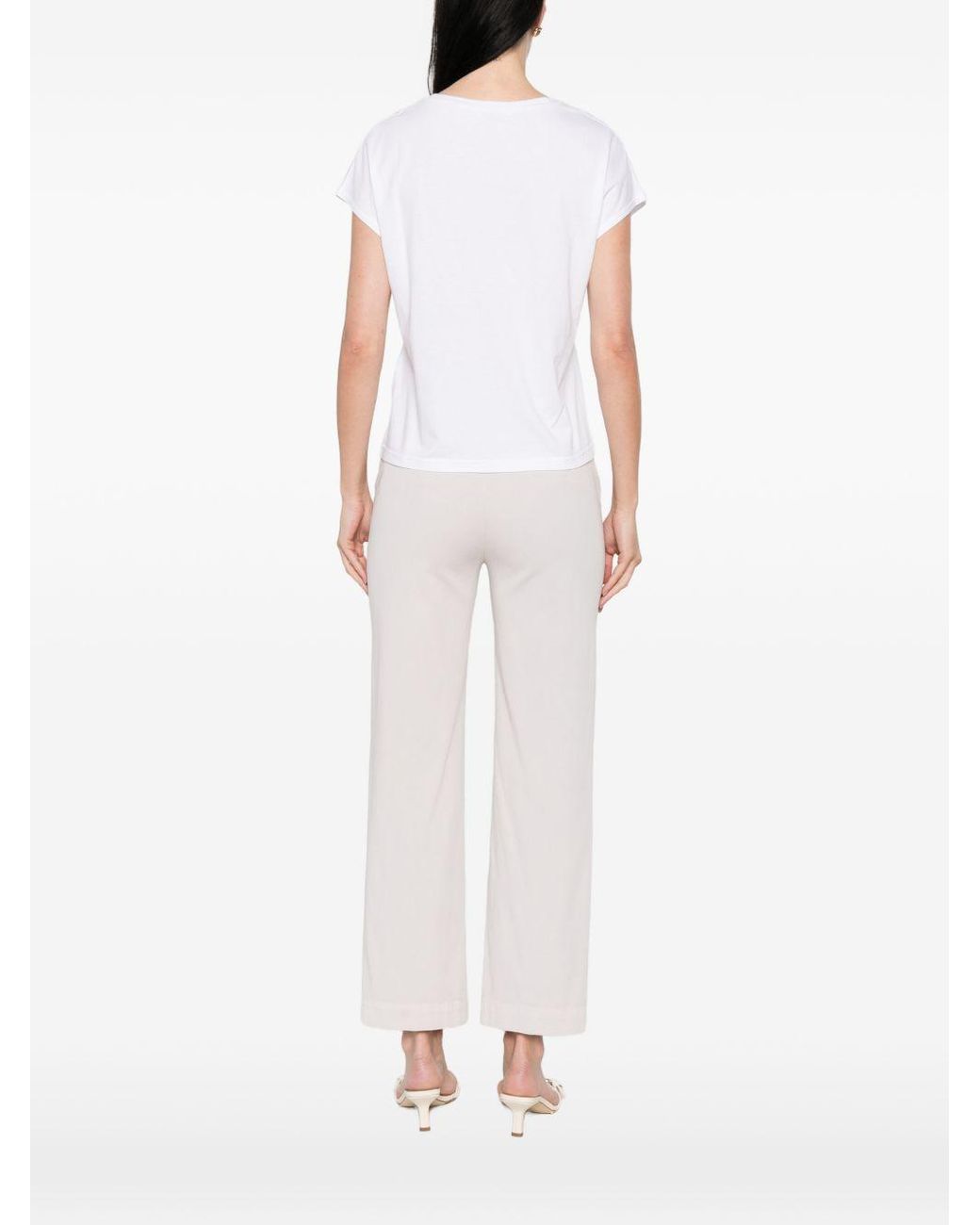 Base London White T-Shirts And Polos Cotton