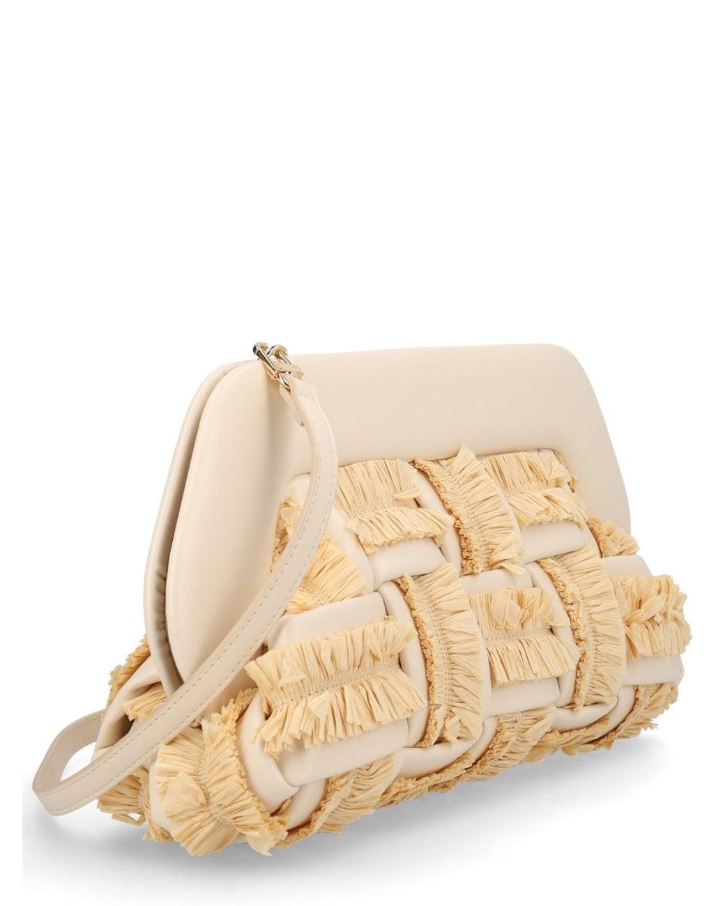 THEMOIRÈ Natural Woven Clutch Bag