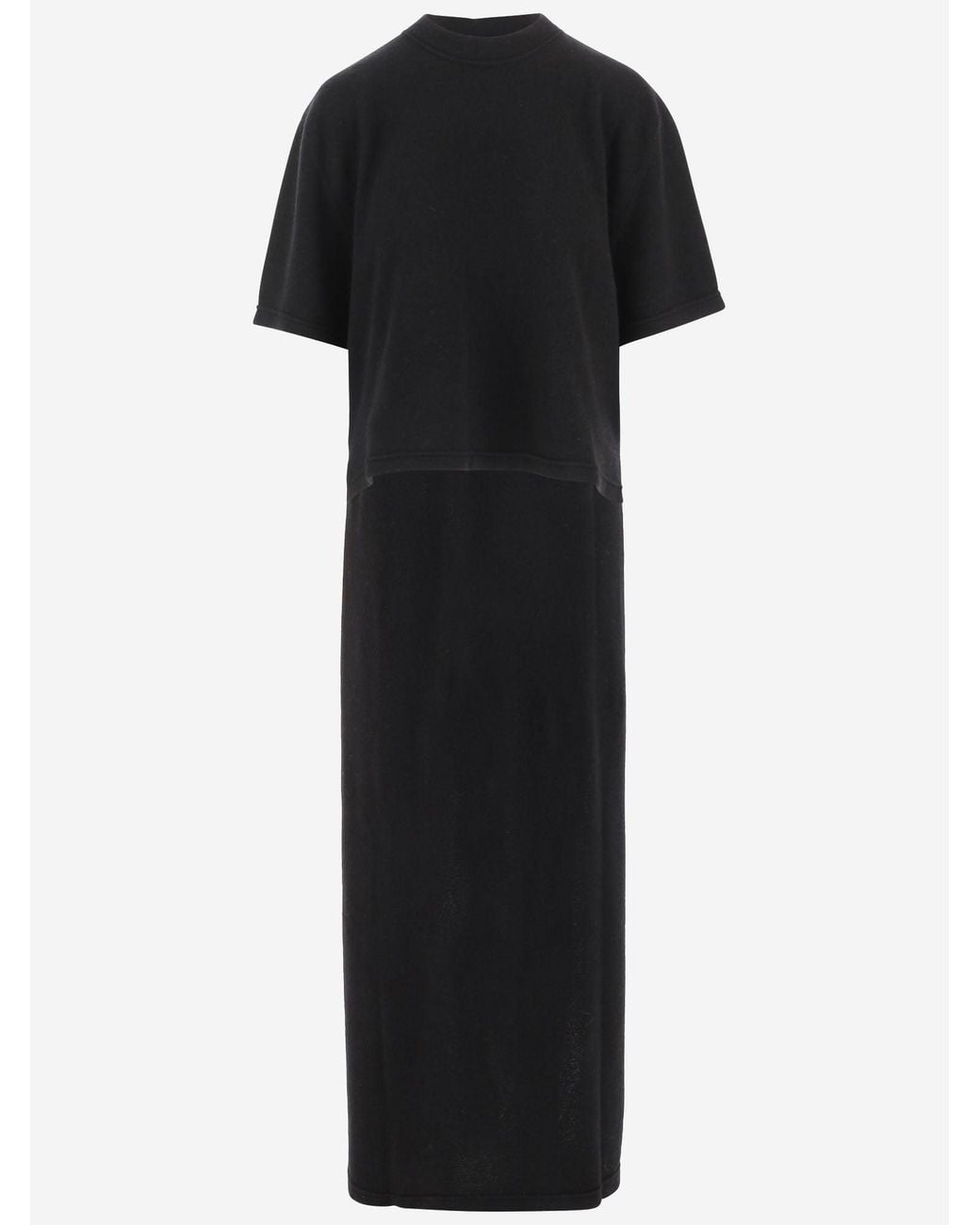 Sa Su Phi Black Langer Kaschmirpullover