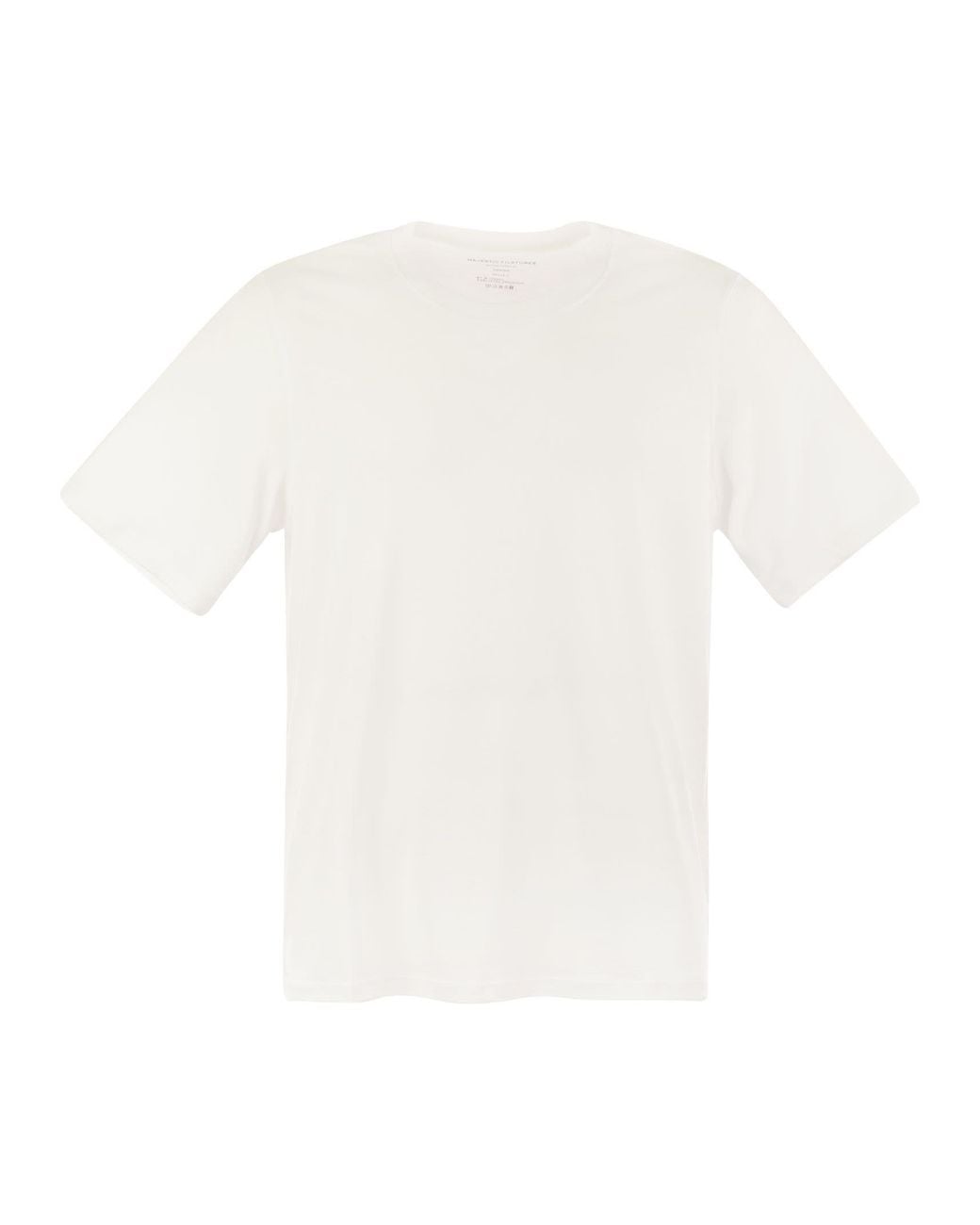 Majestic White Short Sleeved T Shirt for men