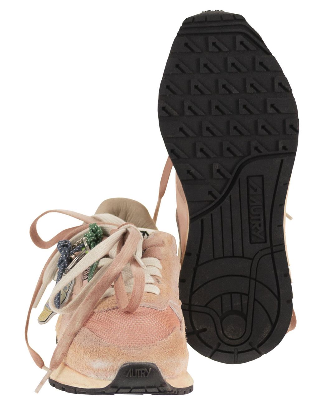 Autry Pink Rellwind Super Vintage Trainer